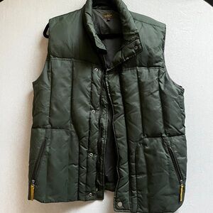 Calvin Klein Khakis Duvet Down Men's Green Puffer Vest Sz M